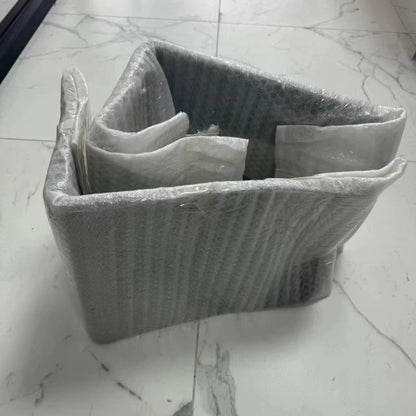 Curved Bentwood Stool – Stylish, Compact Ottoman for Any Space