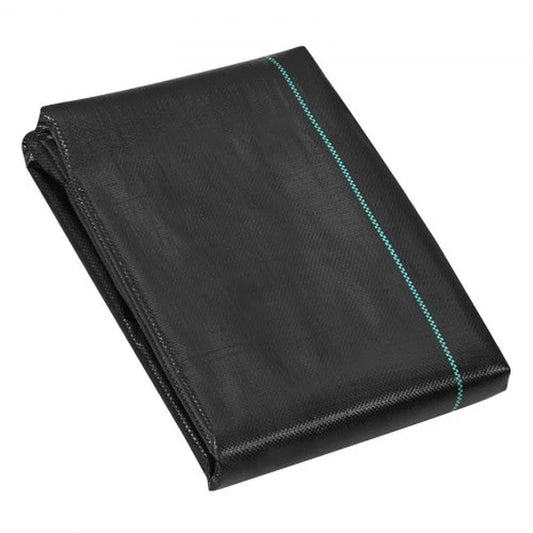 VEVOR 3Ftx50Ft Premium Heavy Duty Weed Barrier Landscape Fabric, 3.2OZ Woven Geotextile Fabric under Gravel, High Permeability for Weed Blocker Weed Mat, Driveway Fabric, Weed Control Garden Cloth