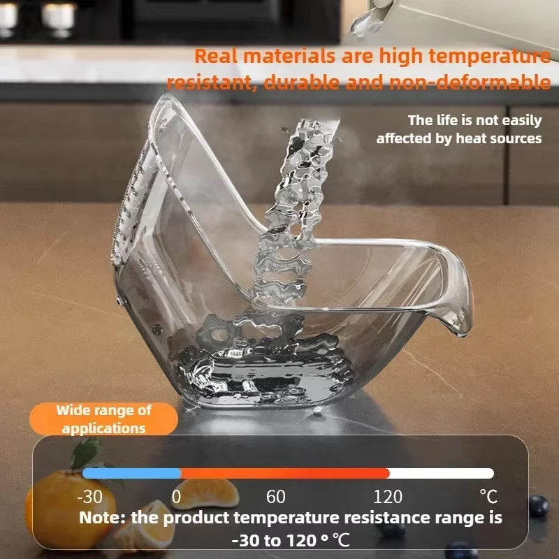 Flexidrain™ Multi-Functional Sink Basket – Double-Drain Kitchen Strainer & Washing Organizer for Fruits, Veggies & Moremulti-Functional Drain Basket Sink Kitchen Sink Strainer Double-Drainage Sink Washing Basket Home Organizer Drain Fruit Strainer