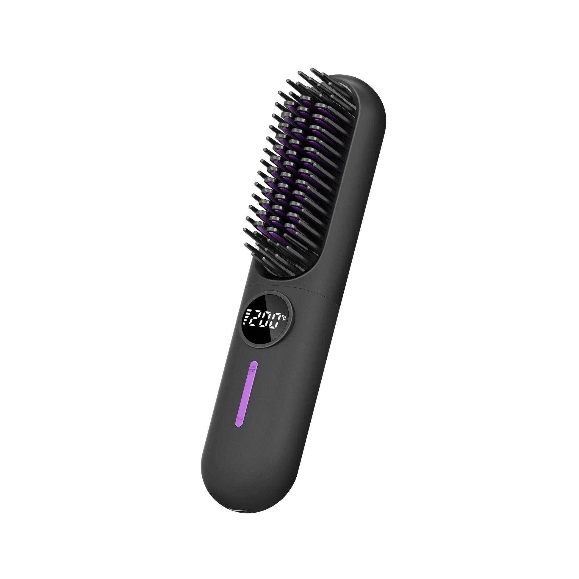 Electric Hot Comb – 2-In-1 Straightening Brush with Anti-Scald & Ionic Smoothing Power