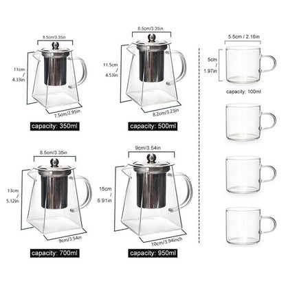 Glass Teapot Set