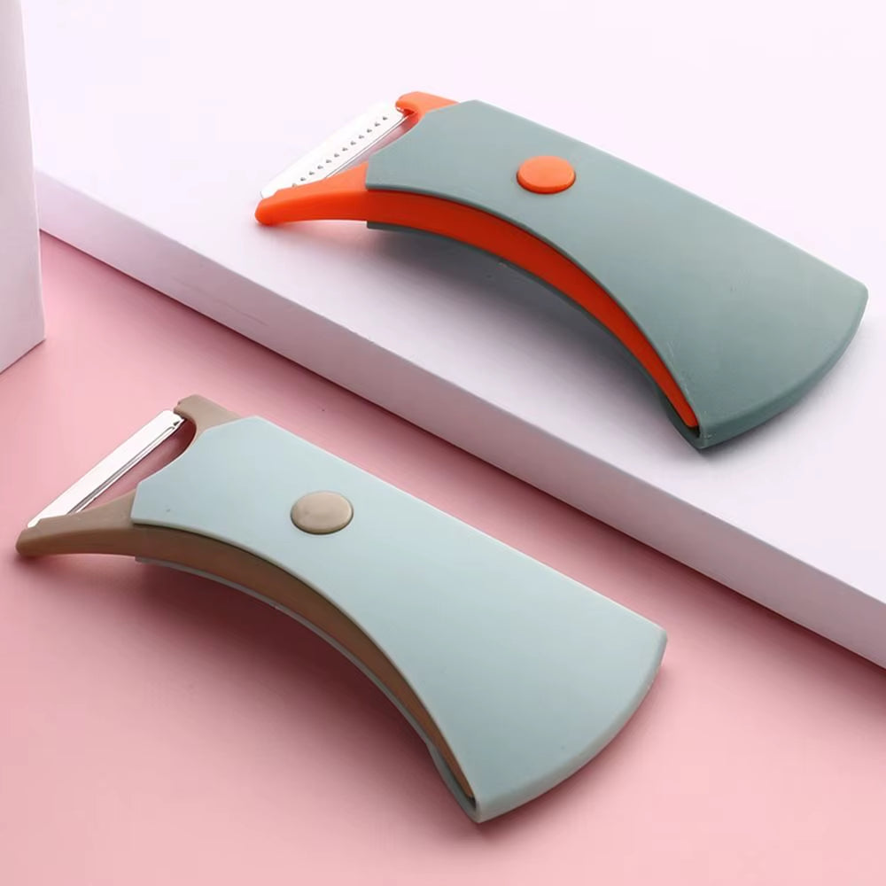 Sharpslice™ 2-In-1 Stainless Steel Peeler & Slicer – Dual-Action Tool for Effortless Prep